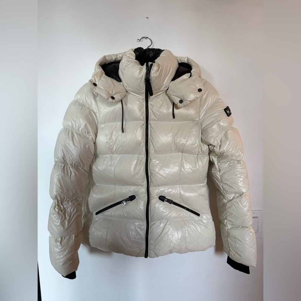Mackage Cream Hooded Puffer Jacket - Picture 5 of 16